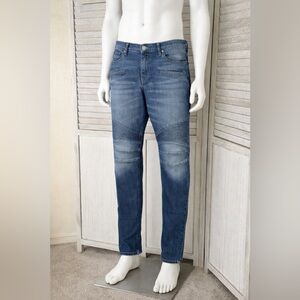 Hudson The Blinder Biker Jeans | Size 38 | Medium Wash | Stretch Denim |